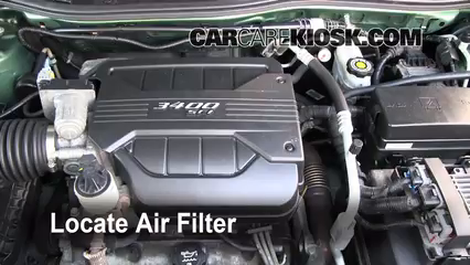 2005 Chevrolet Equinox LS 3.4L V6 Air Filter (Engine) Check